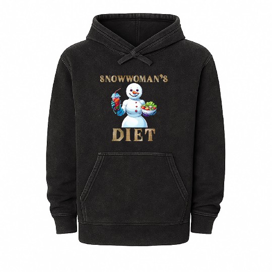 Snowwoman's Smoothie Surprise Mineral Wash Hoodies