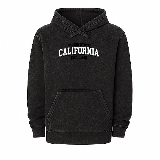 California Golden State Mineral Wash Hoodies