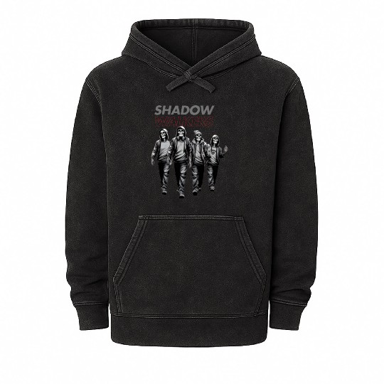 Street Shadows: Hip-Hop Skeleton Crew Mineral Wash Hoodies