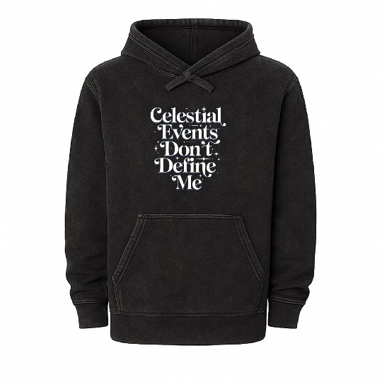 Astrology Skeptic Critical Thinking Mineral Wash Hoodies