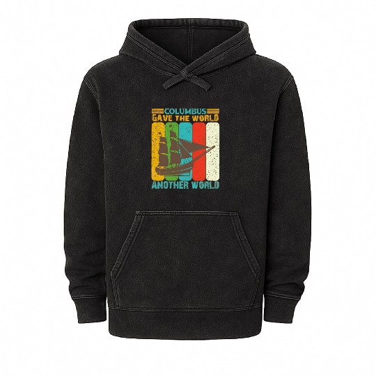 Columbus Day Mineral Wash Hoodies 1492 Columbus Mineral Wash Hoodies