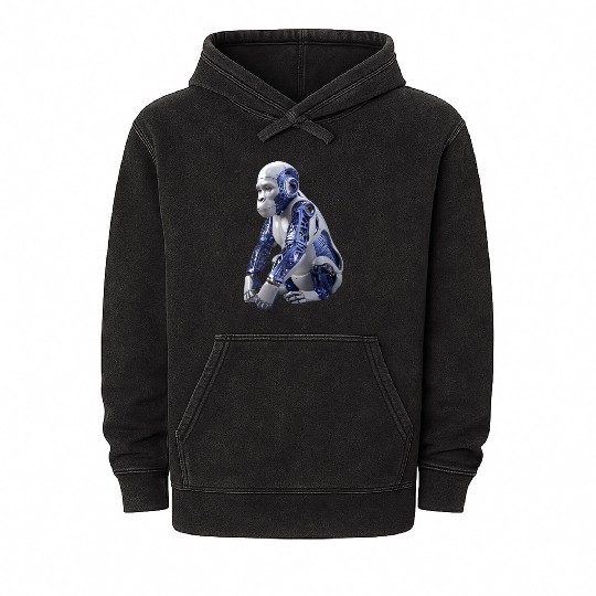 Ape Robotic Mineral Wash Hoodies