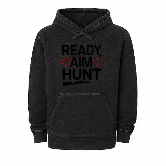 Deer Hunting Season Makes Great for a Hunter Mineral Wash Hoodies
