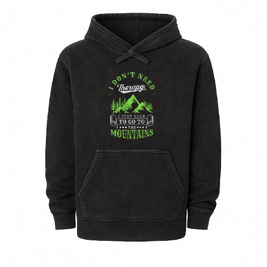 Mountaineering Mountain Hike Abseiling Mineral Wash Hoodies