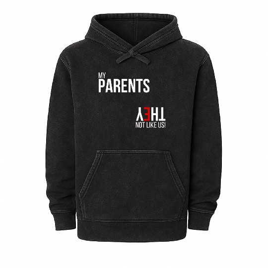 My Parents, They Not Like Us Mineral Wash Hoodies