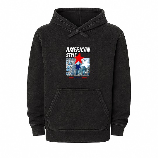 From Comics to Culture: Embrace the American style Mineral Wash Hoodies