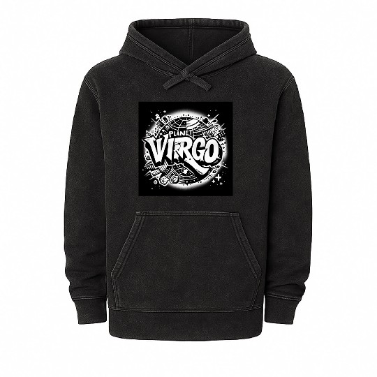 Cosmic Street: Virgo Mineral Wash Hoodies