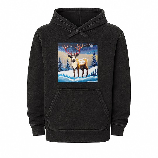 A raider and the night Mineral Wash Hoodies