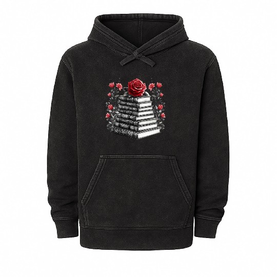Black Gnomes Valentines Day Mineral Wash Hoodies