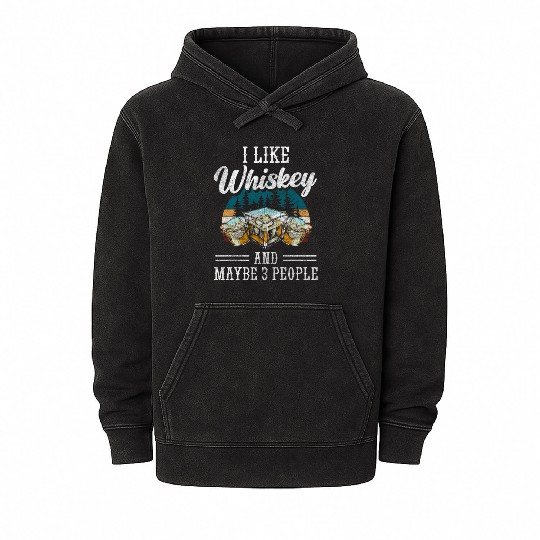 Alcohol Lifestyle Ice Cubes Mineral Wash Hoodies