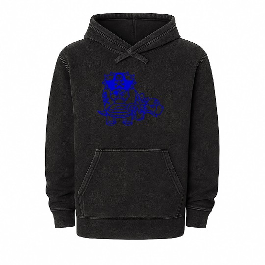 Triceratops Stegosaurus 2 Dinosaur Pirates Dinos Mineral Wash Hoodies