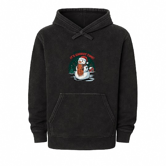 It's carrot time Mineral Wash Hoodies