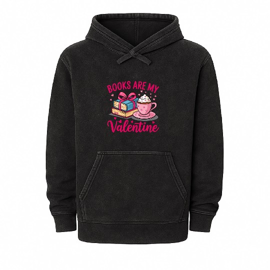 Valentines Day, Valentine Retro Mineral Wash Hoodies