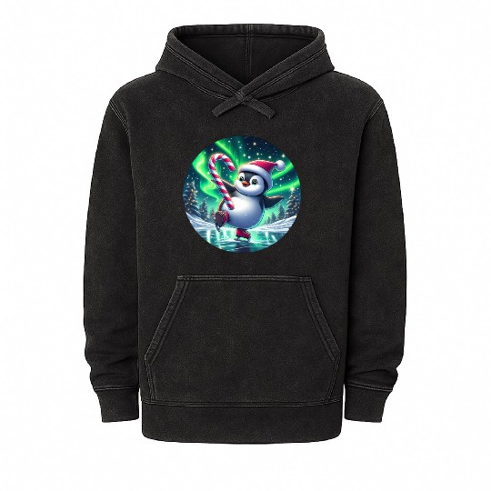 Penguin's Northern Lights Skate Mineral Wash Hoodies