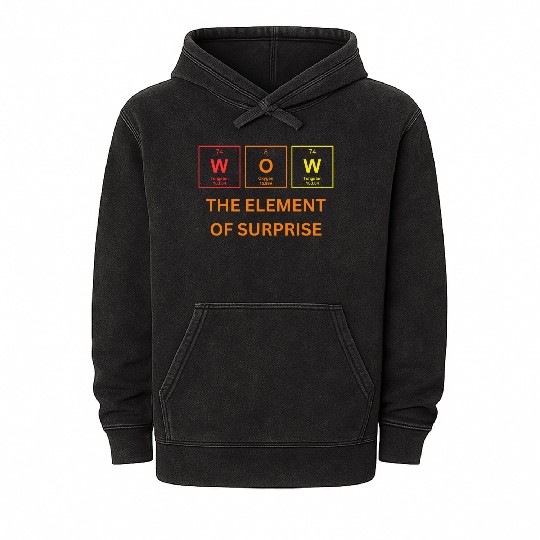 THE ELEMENT OF SURPRISE Mineral Wash Hoodies