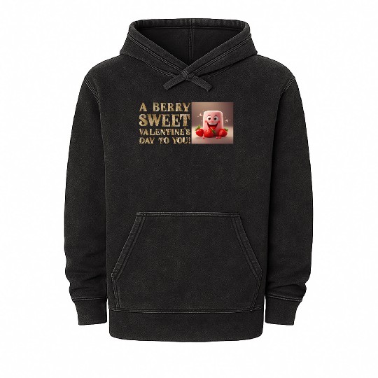 A Berry Sweet Valentine's Day Mineral Wash Hoodies
