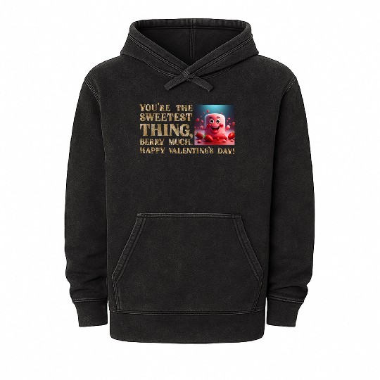 Berry Sweet Valentine Mineral Wash Hoodies