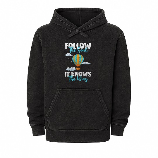 Balloon Height Adventure Balloon Sport Mineral Wash Hoodies