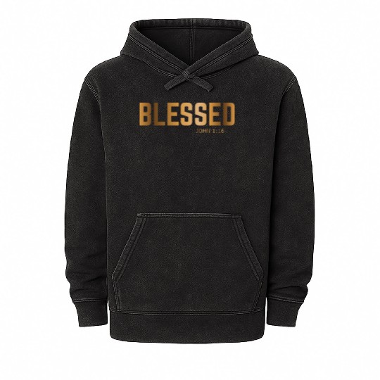 Blessed Mineral Wash Hoodies