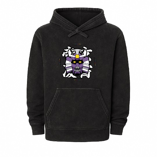 SEKMOLAI - Samurai Purple Mineral Wash Hoodies