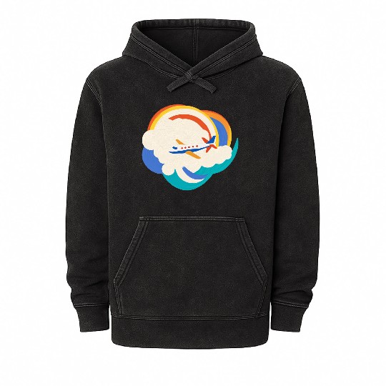 Wanderlust Traveler - Adventure Seeker Mineral Wash Hoodies