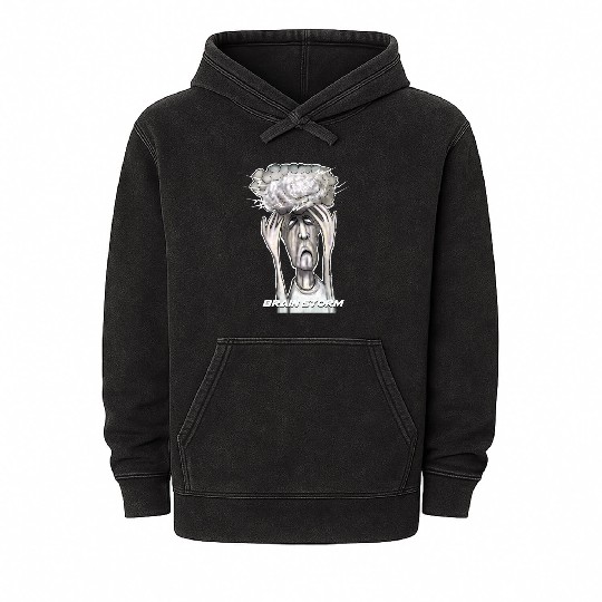 brain storm Mineral Wash Hoodies