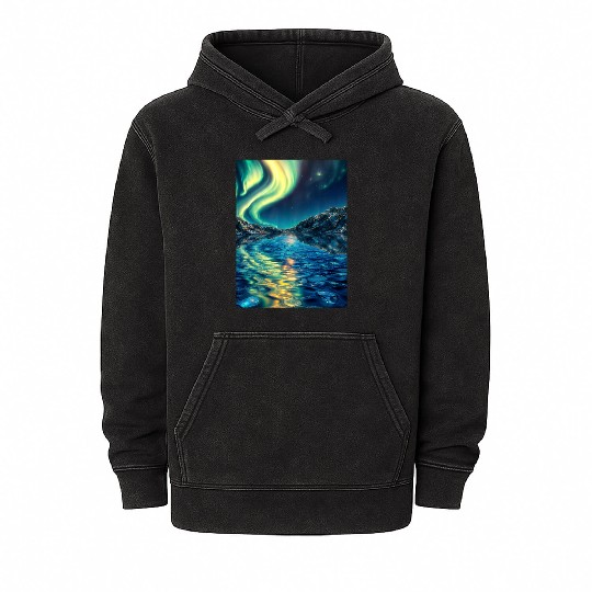 Crystal Lake of Aurora Mineral Wash Hoodies