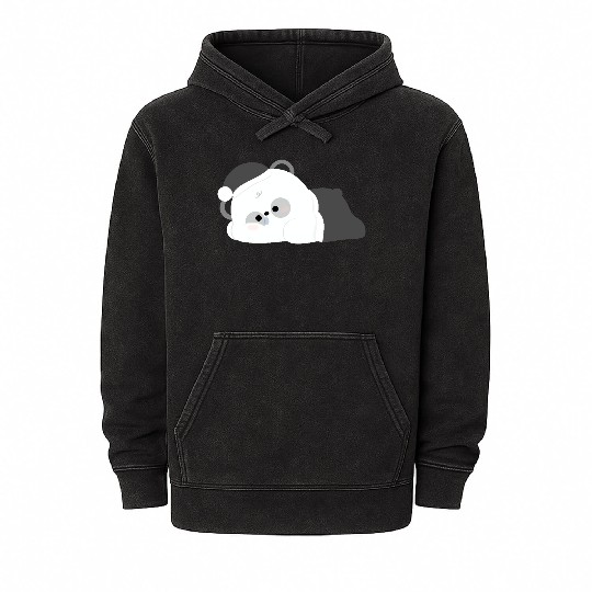 Tired Panda Mineral Wash Hoodies