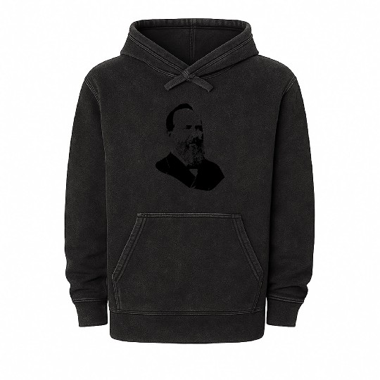 President James Abraham Garfield Mineral Wash Hoodies