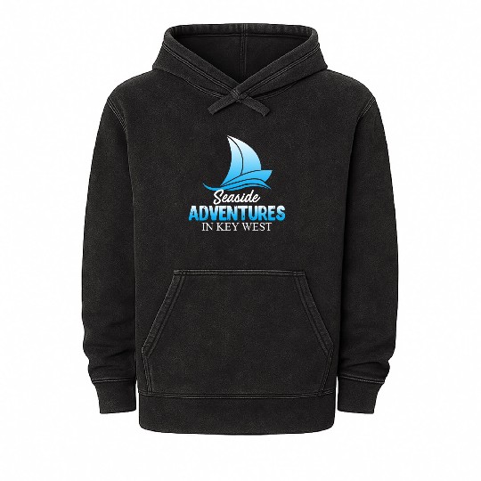 FLORIDA KEYS SEA ADVENTURES IN KEY-WEST Keys Mineral Wash Hoodies