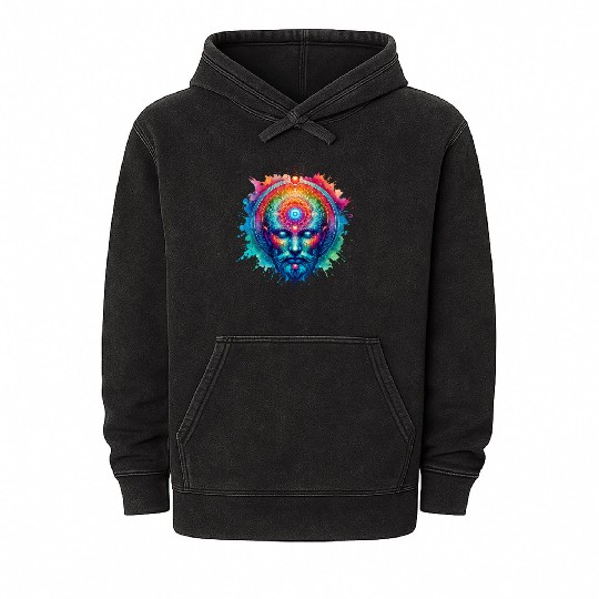 Music Festival Mineral Wash Hoodies - Colorful Yoga Outfit