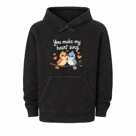 You Make My Heart Sing Mineral Wash Hoodies