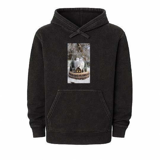Winter Wonderland: A Miniature Holiday Escape Mineral Wash Hoodies