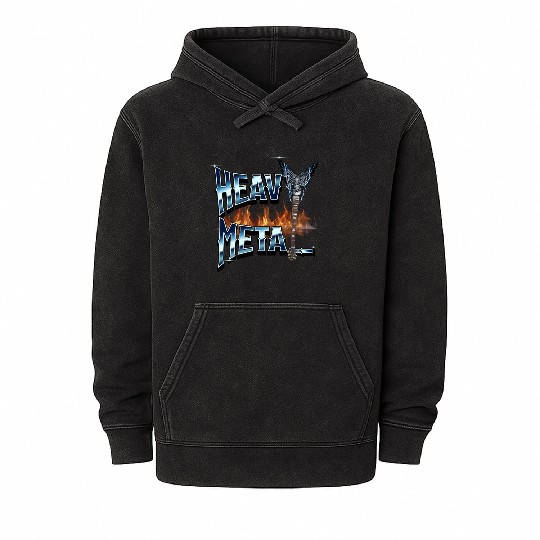 Heavy Metal Mineral Wash Hoodies