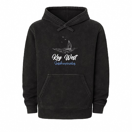FLORIDA KEYS SEA ADVENTURES IN KEY-WEST Keys Mineral Wash Hoodies