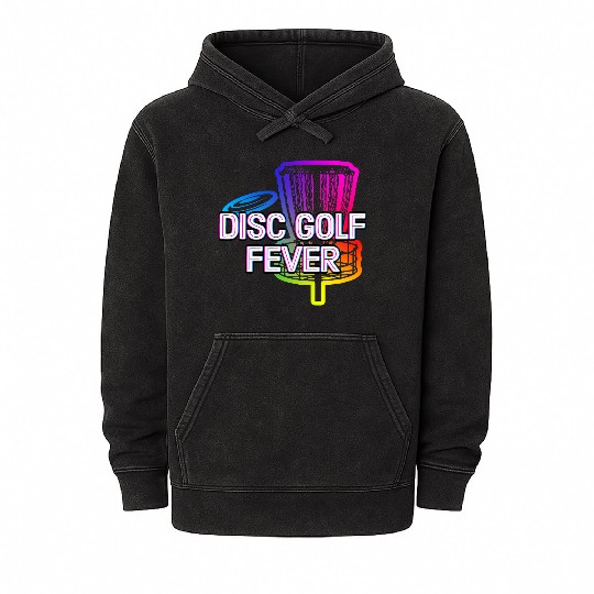 Disc Golf Fever Sports Vacation Games Relaxation Mineral Wash Hoodies