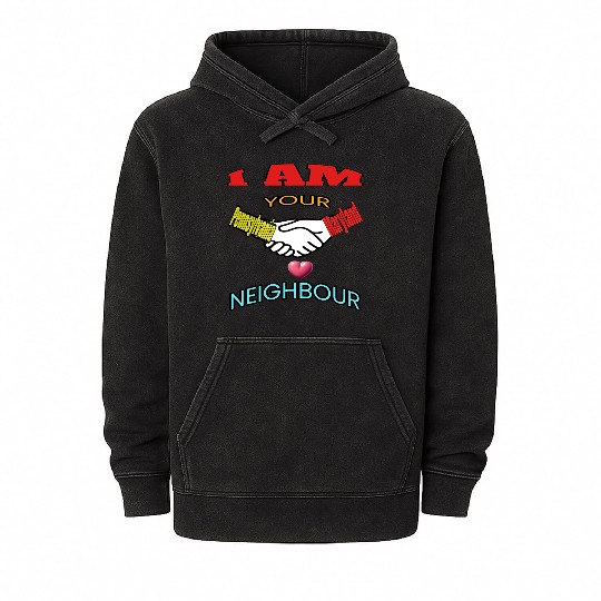 I AM YOUR NEIGHOUR PENNSYLVANIA AND MARYLAND Mineral Wash Hoodies