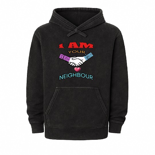 I AM YOUR NEIGHOUR NEW MEXICO AND Arizonna Mineral Wash Hoodies