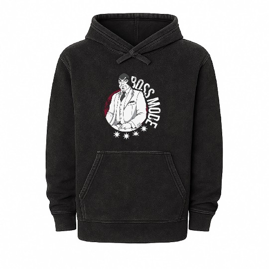 Lucha Libre - Boss Mode Mineral Wash Hoodies