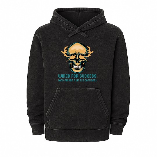 Wired for success (and maybe a little caffeine) Mineral Wash Hoodies