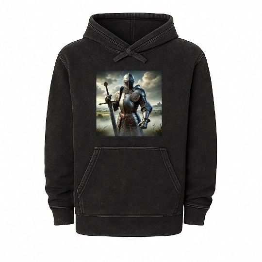 Warrior of the Iron Storm 2 Mineral Wash Hoodies