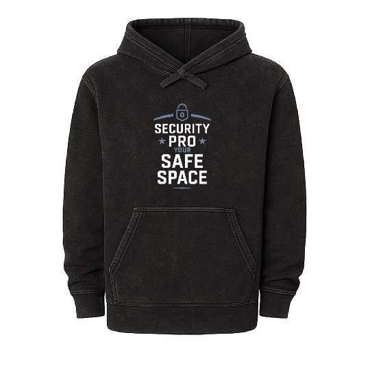 Private Security Professional Bodyguard VIP Mineral Wash Hoodies