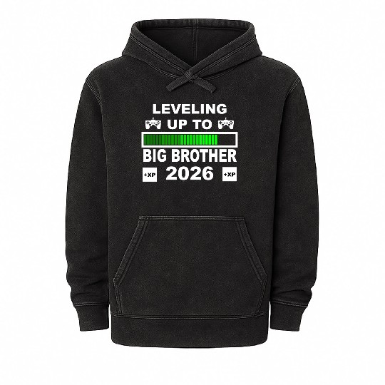 Leveling Up to Big Brother 2026 Gaming Theme Mineral Wash Hoodies