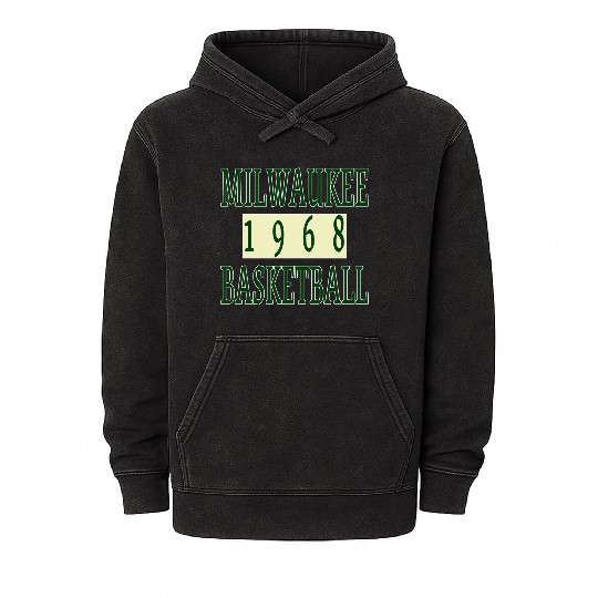 Milwaukee Basketball 1968 Classic Mineral Wash Hoodies