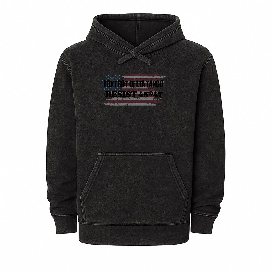 Foxtrot Delta Tango Mineral Wash Hoodies