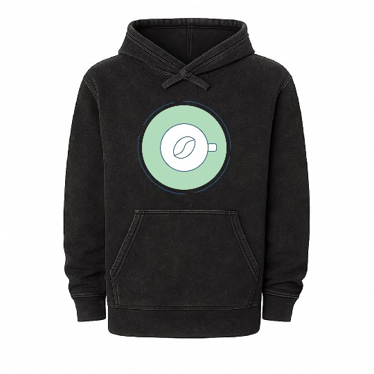 coffee cup Mineral Wash Hoodies