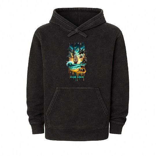 Midnight Sails Mineral Wash Hoodies