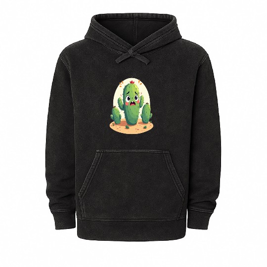 Cactus with Anxiety – Too Sharp to Relax Mineral Wash Hoodies