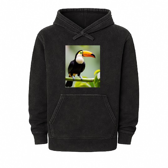 Tropical Toucan Mineral Wash Hoodies