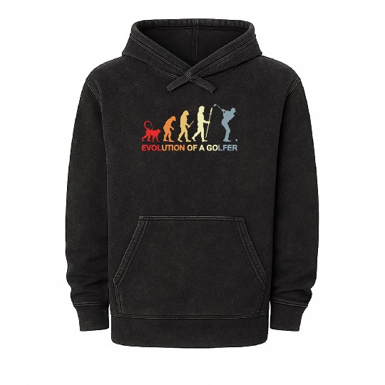 Golfer Evolution Mineral Wash Hoodies